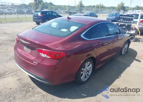 2016 Chrysler 200 Limited z USA, uszkodzony, nr VIN 1C3CCCAB0GN165960